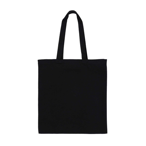 Black 8oz Canvas Bag - Gusset - Cotton Shoppers